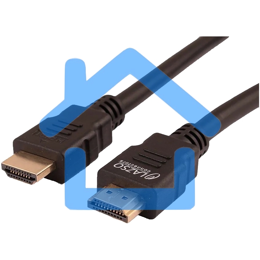 Кабель видео LAZSO WH-111-B HDMI (m)/HDMI (m) 3м. позолоченные контакты черный