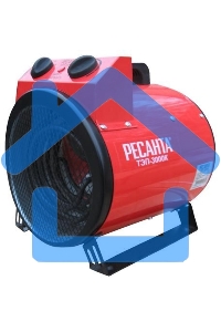 Тепловая пушка электрическая Ресанта ТЭП-3000К 3000Вт красный