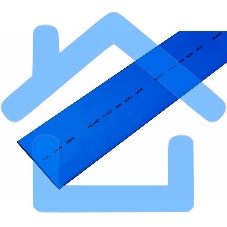 Трубка термоусадочная 40.0/20.0 1м син. Rexant 24-0006