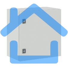 Шкаф ST с монтажной платой 500х500х300мм от IP65-до IP66 IK10 ДКС R5ST0553 Шкаф ST с монтажной платой 500х500х300мм от IP65-до IP66 IK10 ДКС R5ST0553