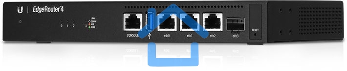 Роутер/Маршрутизатор UBIQUITI ER-4-EU EdgeRouter 4 4 ядра (1 ГГц), 3х 1G RJ45, 1х SFP
