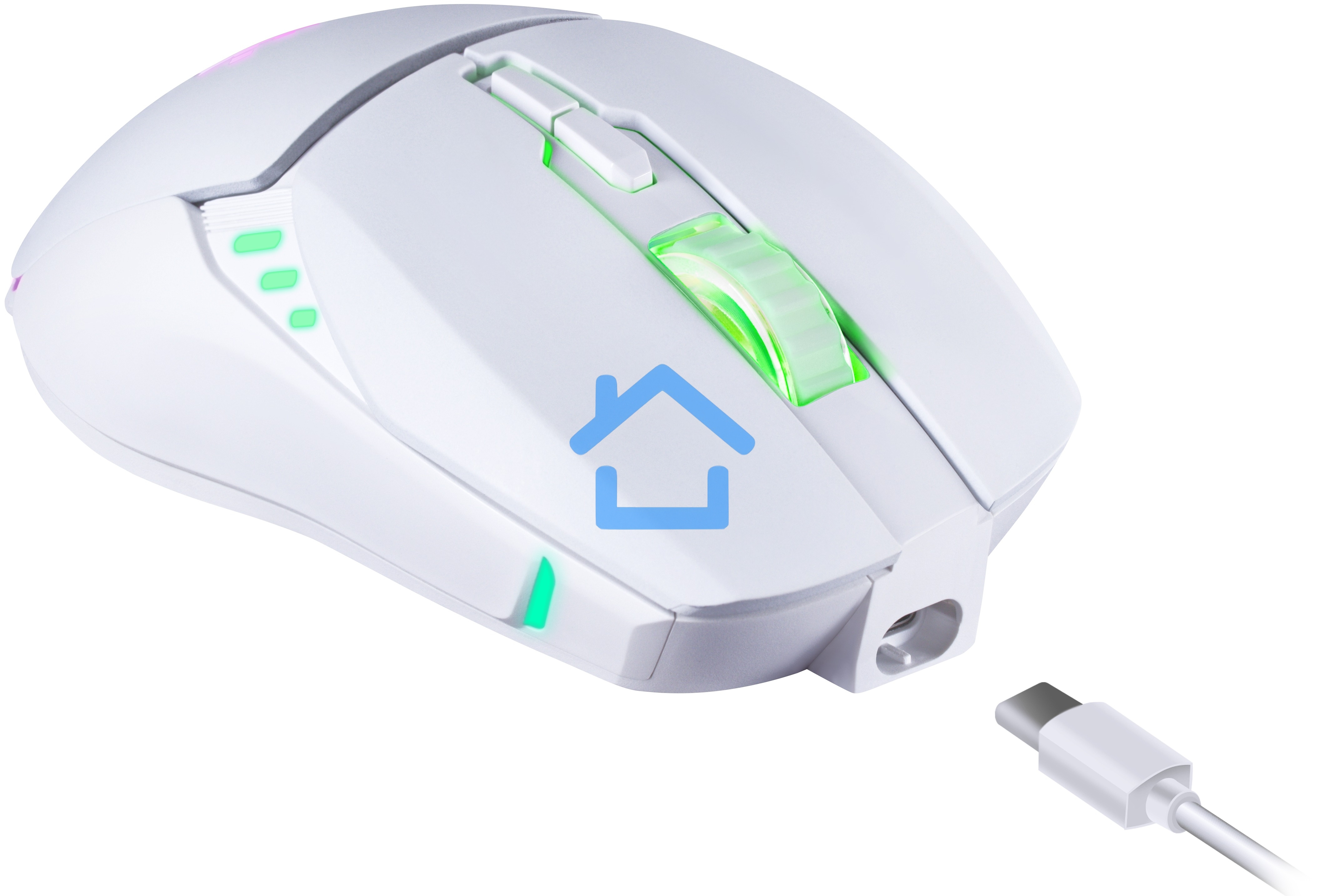 Мышь беспроводная Defender Stix GM-009 белый, 3200 dpi, радиоканал, USB, кнопки - 7