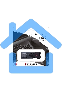 Флешка USB R/W Kingston 128 Gb DataTraveler Exodia Onyx DTXON/128 Gb USB3.2 черный