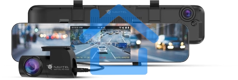 Видеорегистратор с радар-детектором Navitel MXR2700 GPS ГЛОНАСС черный