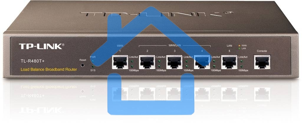 Маршрутизатор TP-Link SMB TL-R480T+ Роутер для ср.бизнеса 1WAN+4LAN 10/100Mb/s,Intel IXP 266MHz, Firewall,NAT,VPN