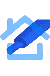 Трубка термоусадочная 40.0/20.0 1м син. Rexant 24-0006