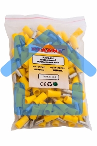 Разъем штекерный изолированный штекер 5 мм 4-6 мм² (РШи-п 6.0-5) желтый Rexant