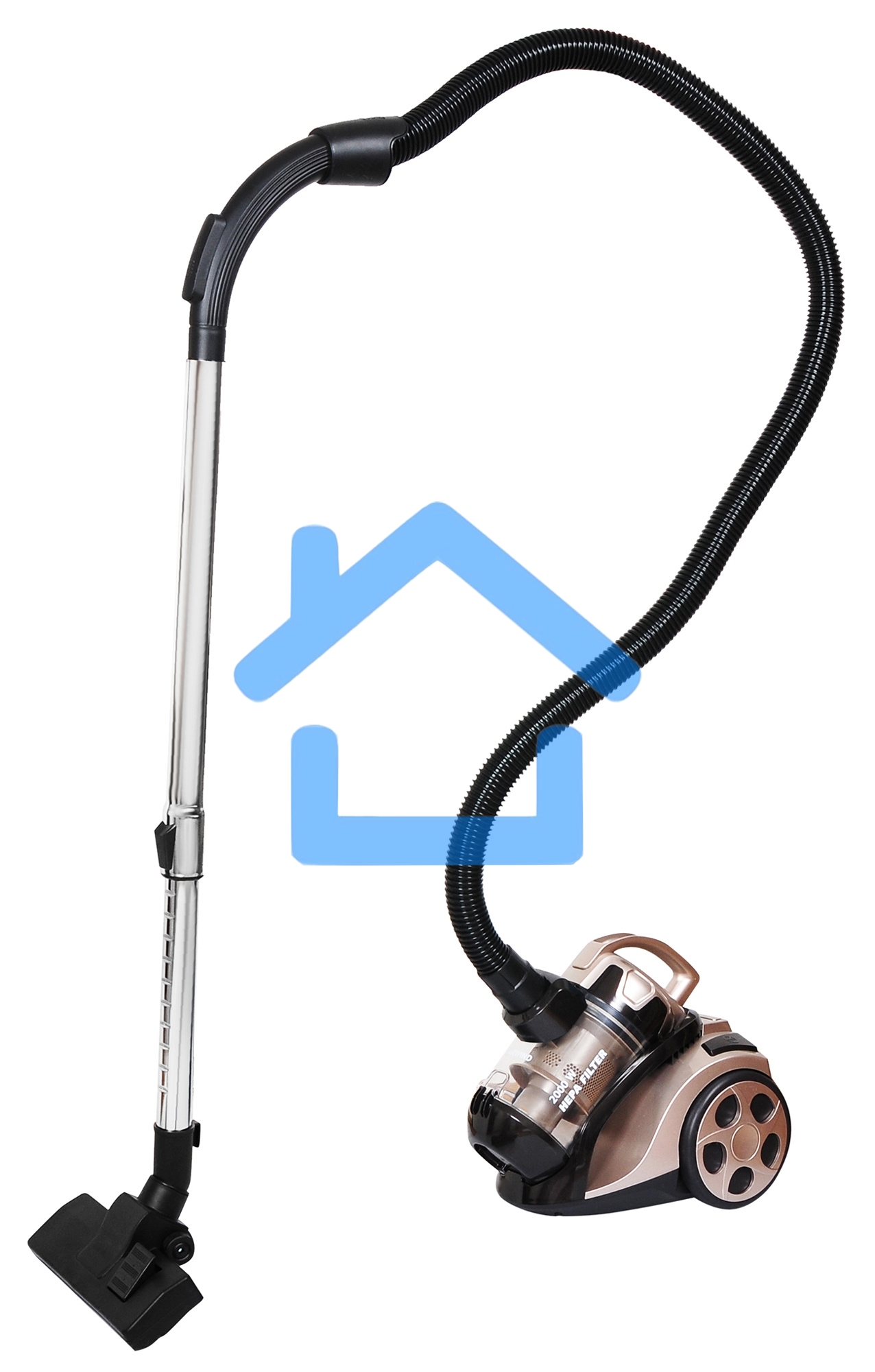 Пылесос Starwind SCV5625 золотистый, 350/2000 Вт, уборка сухая, пылесборник контейнер 2.5 л