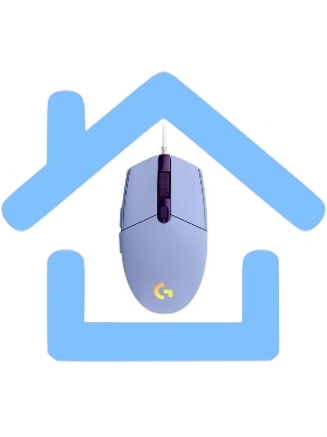 Мышь проводная Logitech G102 LIGHTSYNC фиолетовый, 8000 dpi, USB, кнопки - 6