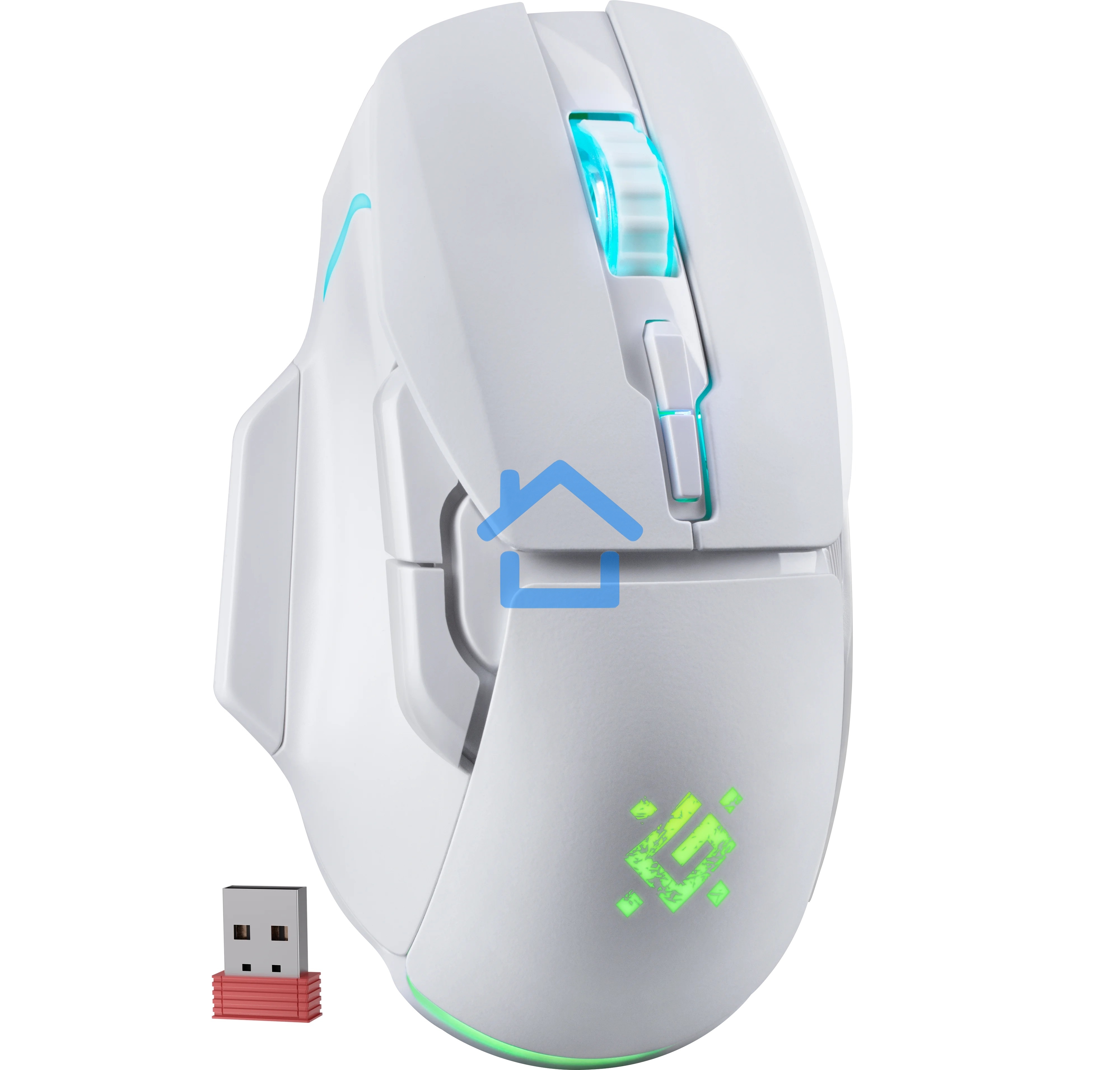 Мышь беспроводная Defender Stix GM-009 белый, 3200 dpi, радиоканал, USB, кнопки - 7