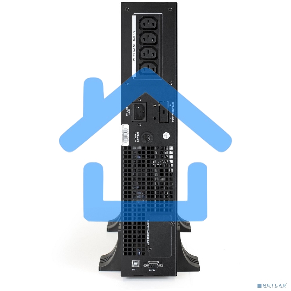Источник бесперебойного питания On-line ExeGate EP285646RUS PowerExpert ULS-1000.LCD.AVR.C13.USB.RS232.SNMP.2U 1000VA/1000W, On-Line, PF=1, LCD, 4*IEC-C13, RS232, USB, SNMP-slot, Rackmount 2U/Tower, черный