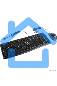 Комплект клавиатура + мышь Logitech Desktop MK120 (русская раскладка)