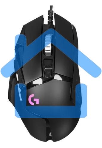 Мышь проводная Logitech G502 HERO черный, 25600 dpi, USB, кнопки - 11