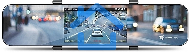 Видеорегистратор с радар-детектором Navitel MXR2700 GPS ГЛОНАСС черный