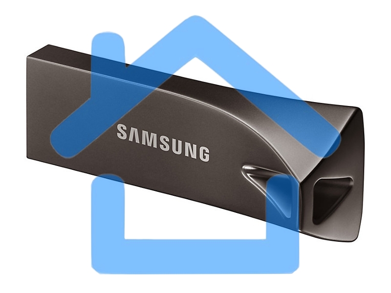 Флешка USB R/W 64Gb USB Drive <USB 3.1> Samsung BAR Plus (up to 300Mb/s) (MUF-64BE3/APC) серебристый