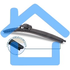 Щетка стеклоочистителя бескаркасная GOODYEAR GY000421 frameless 21''/53 cm всесезонная multiclip