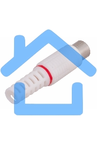 Разъем штекер TV PROconnect без пайки белый