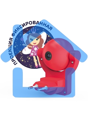 Светильник розеточный Gauss с фиксированной проекцией и датчиком освещ. 0.5Вт розо. 1/100