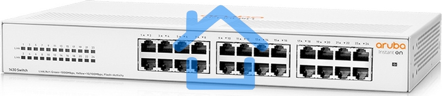Коммутатор HPE Instant on 1430 R8R49A#ABB 24G неуправляемый