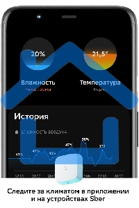 Умный датчик температуры и влажности СБЕР/SBER Zigbee 3.0 (SBDV-00079) 