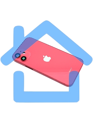 Задняя крышка (корпус) в сборе с рамкой для Apple iPhone 12 Mini красная