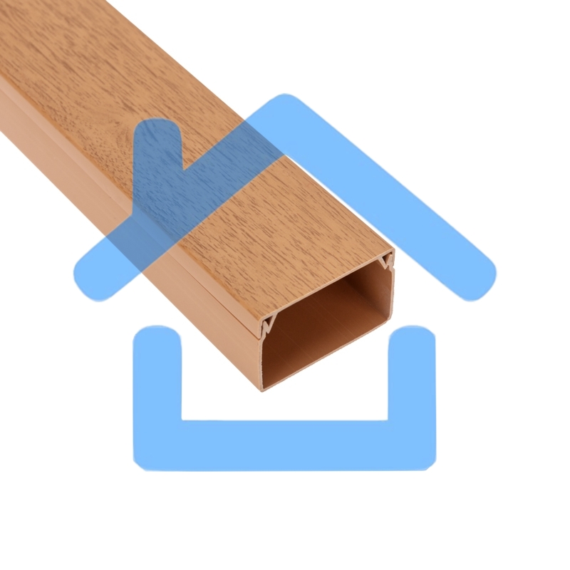 Кабель-канал Rexant 20х10мм, Дуб