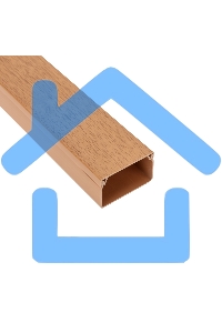 Кабель-канал Rexant 20х10мм, Дуб