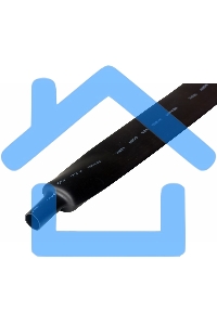 Трубка термоусадочная 25.0/12.5 1м черный Rexant 22-5008