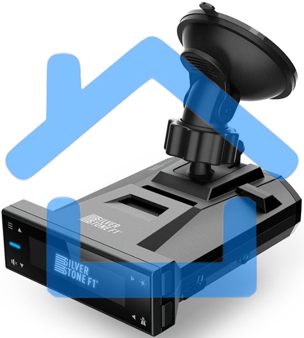 Радар-детектор Silverstone F1 SOCHI PRO GPS приемник черный