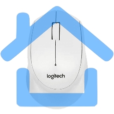 Мышь беспроводная Logitech M330 SILENT PLUS белый, 1000 dpi, радиоканал, USB, кнопки - 3 Мышь беспроводная Logitech M330 SILENT PLUS белый, 1000 dpi, радиоканал, USB, кнопки - 3