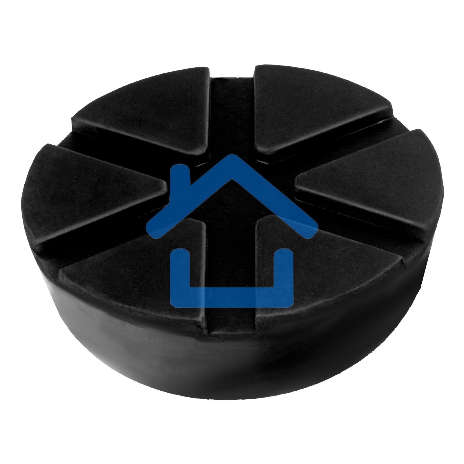 Опора резиновая Matrix для подкатного домкрата универсальная d=89 мм d=60 мм h=35 мм