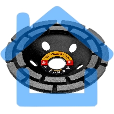 Чашка алмазная зачистная, 125 мм, двухрядная Sparta