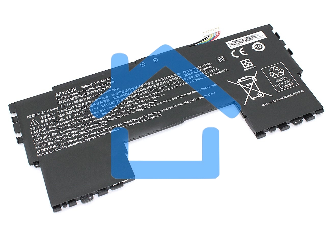 Аккумуляторная батарея для ноутбука Acer Aspire S7 Ultrabook 7.4V 4400mAh OEM