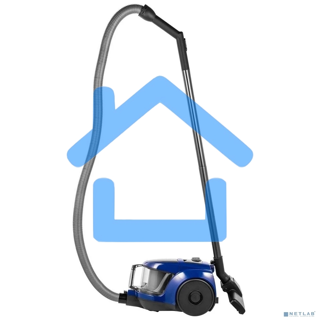 Пылесос Samsung VCC4520S36 синий/черный, 350/1600 Вт, уборка сухая, пылесборник контейнер 1.3 л