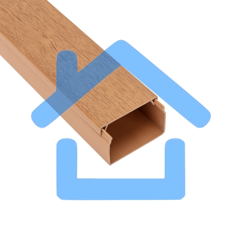 Кабель-канал Rexant 20х10мм, Дуб