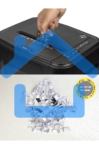 Шредер Heleos АП20-4 черный с автоподачей (секр.P-4) перекрестный 131лист. 20лтр. скрепки скобы пл.карты