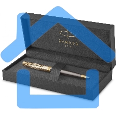 Ручка шариковая Parker Sonnet Pioneers K542 (2201051) Arrow Grey GT M, черные чернила, подарочная коробка