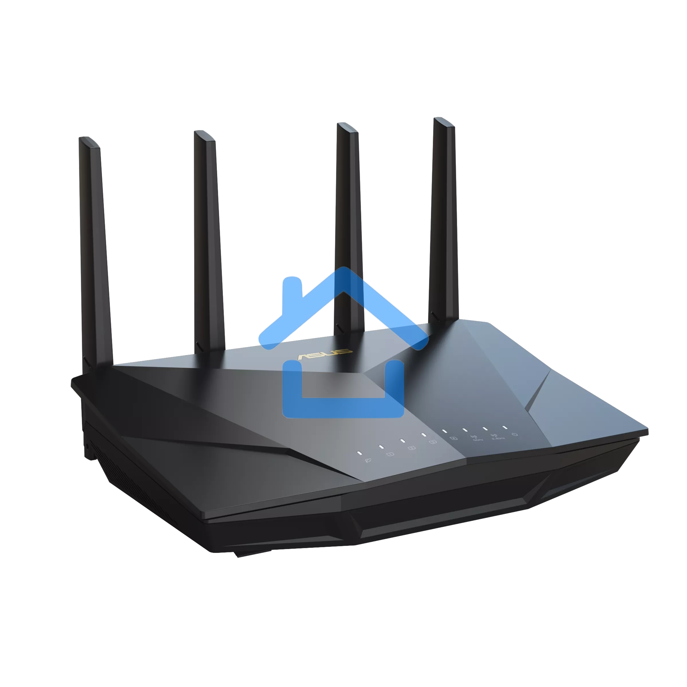 Маршрутизатор Asus RT-AX5400 AX5400 10/100/1000 компл.:устройство/крепления/адаптер черный (упак.:1шт)