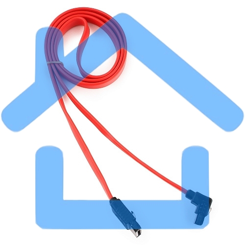 Кабель интерфейсный SATA Cablexpert CC-SATAM-DATA90-0.8M, 80см, угловой разъем, 7pin/7pin, защелка, пакет