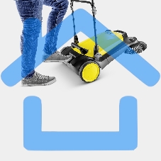 Подметальная машина ручная Karcher S 4 Twin 20 л, 2400 м²/ч