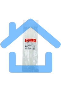 Хомут-стяжка кабельная нейлоновая Rexant 300 x 3,6 мм, белая, упаковка 100 шт.