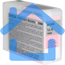 Картридж струйный Epson C13T580B00 светло-пурпурный (80ml)