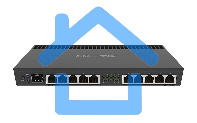 Маршрутизатор 1000M 10PORT 1SFP+ RB4011IGS+RM MIKROTIK