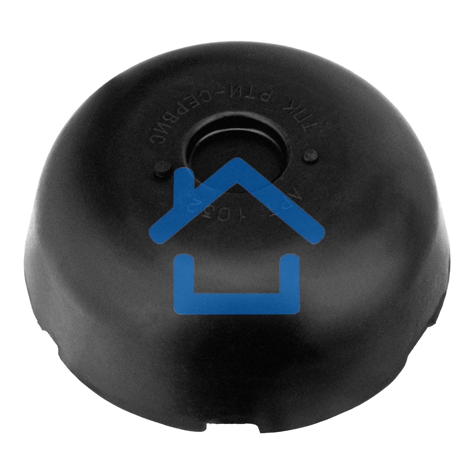 Опора резиновая Matrix для подкатного домкрата универсальная d=89 мм d=60 мм h=35 мм