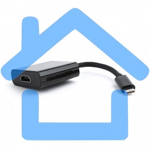 Переходник Cablexpert USB Type-C/HDMI, 15см, пакет (A-CM-HDMIF-01)