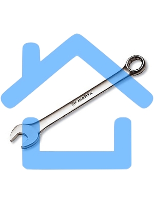 Ключ комбинированный Matrix (13 мм) crv матовый хром