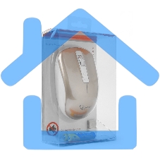 Мышь беспроводная Gembird MUSW-400-G золотой, 1600 dpi, радиоканал, USB, кнопки - 4