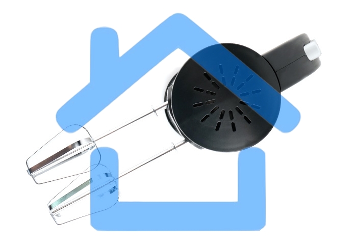 Миксер ручной Centek CT-1108 черный/стальной, 600 Вт