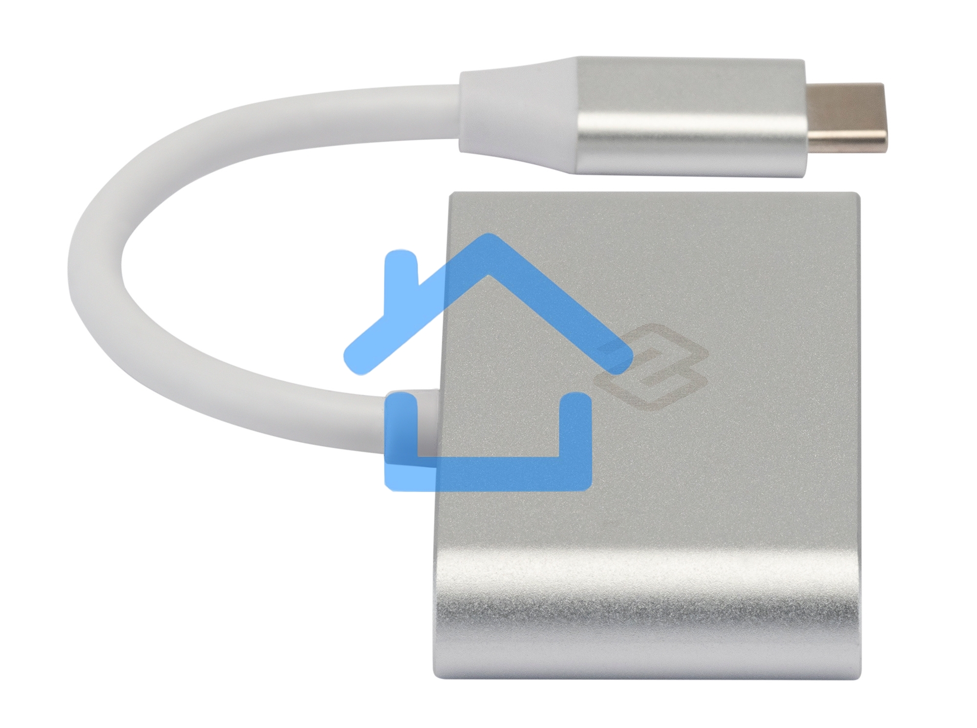 Устройство чтения карт памяти Type C Digma CR-С2501-S серебристый