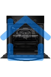 Духовой шкаф электрический Maunfeld EOEC.586B2 черный, встраиваемый